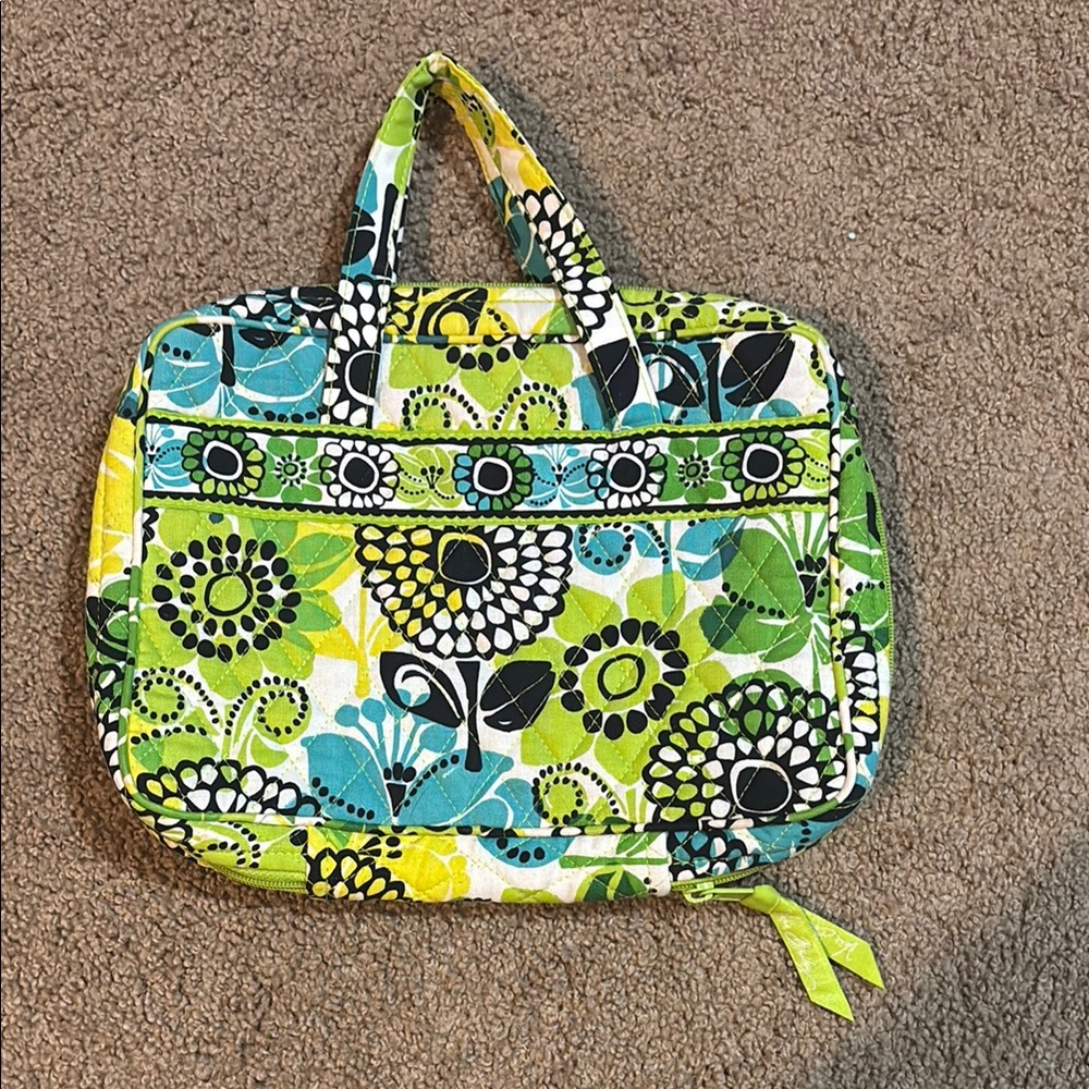 Floral Green and Blue Women's Bag
